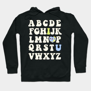 Alphabet Earth Day Every Day ABCs Save Planet Teacher Kids Hoodie